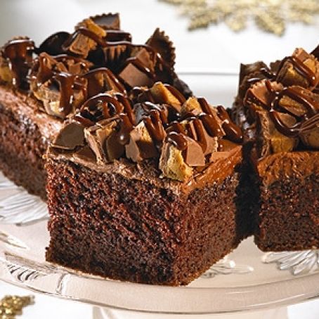 Peanut Butter Cup Crumble Cake