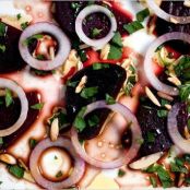 ROASTED SPRING ONION & BEET SALAD