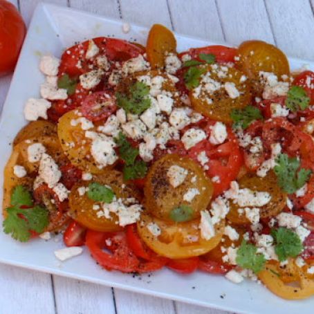 Tomato-Beet Salad