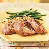 Fig and Blue Cheese-Stuffed Pork Tenderloin