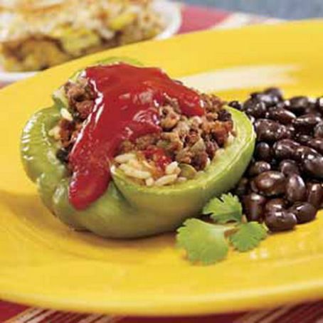 Spanish-Style Stuffed Peppers