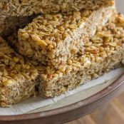 bars - healthy chewy apple cinnamon granola bars