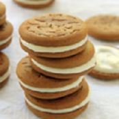 Spiced Latte Ginger Sandwich Cookies