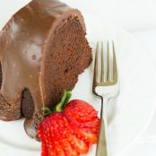 CHOCOLATE BUNDT CAKE WITH CHOCOLATE FUDGE ICING