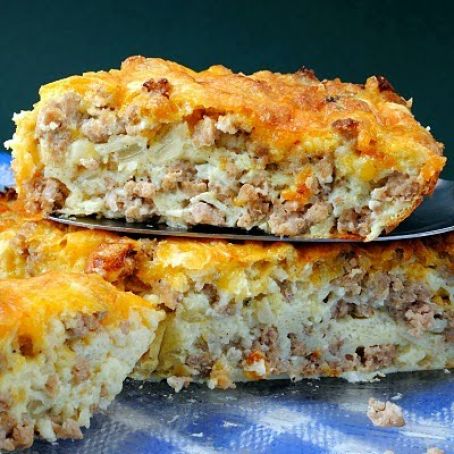 Impossible Cheeseburger Pie
