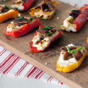 Goat Cheese and Bacon Stuffed Peppers