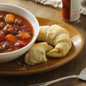 Slow-Cooker Sausage, Sweet Potato and Black Bean Chili