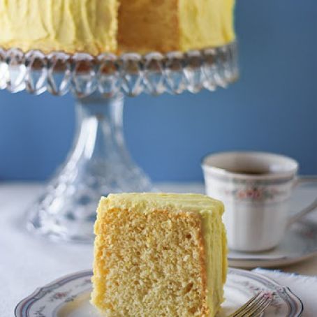 Double Lemon Sponge Cake