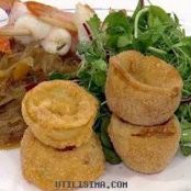 BROCHETA DE MARISCOS CON CHUTNEY DE MANGO