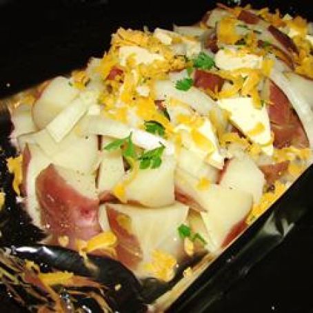 Grilled Baked Potatoes