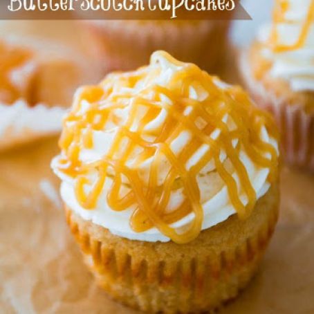 Brown Sugar Butterscotch Cupcakes