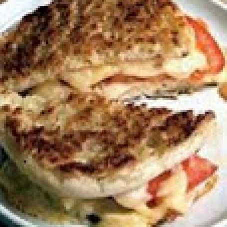 Inside-Out English Muffin Grilled Cheese