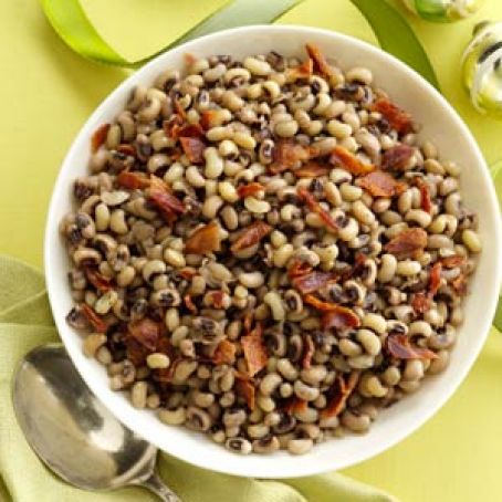 Black-Eyed Peas with Bacon Recipe