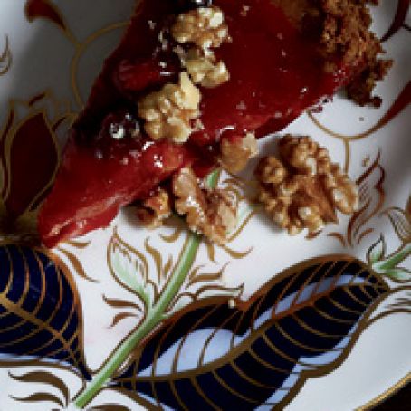 Cranberry-Glazed Pumpkin Pie