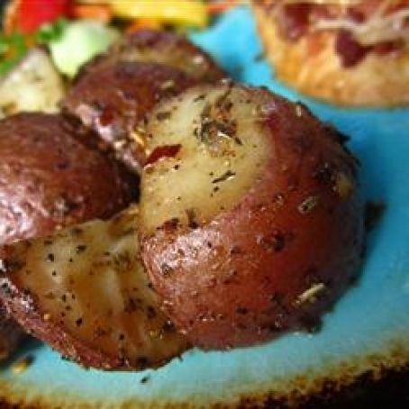 Oven Roasted Red Potatoes, Onion Soup Mix