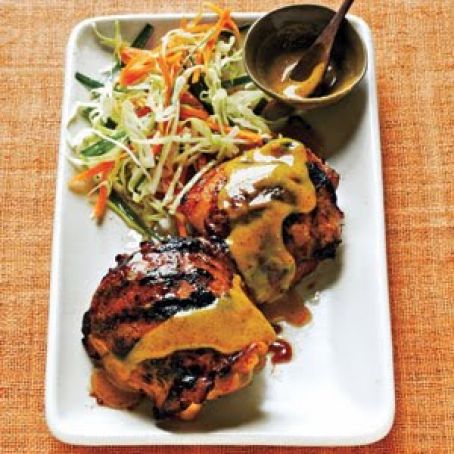 Maple Mustard Chicken Thighs