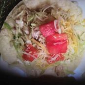 fish Tacos with Creamy Lime Guacamole and Cabbage Slaw