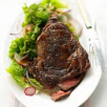 Chili-Rubbed Steak and Salad