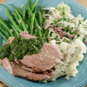 Slow-Roasted Bone-In Leg of Lamb