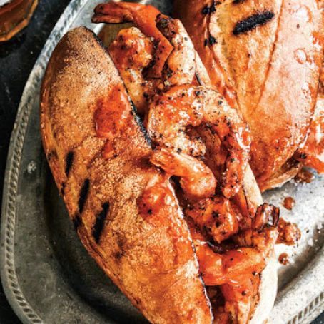 Grilled Shrimp With New Orleans-Style Barbecue Sauce