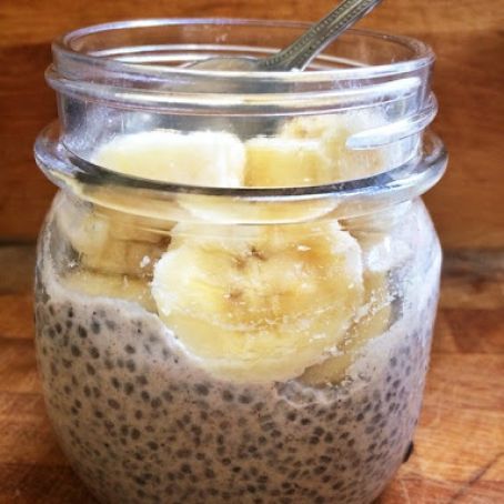 Raw Banana Cinnamon Chia Pudding