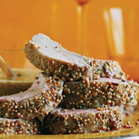 Spiced Pork Tenderloin with Honey Mustard