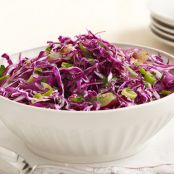 Red Coleslaw With Grapes