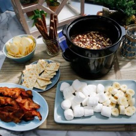 Peanut Butter Chocolate Fondue