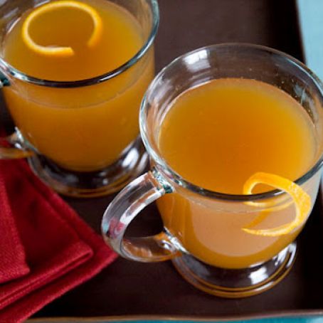 Hot Spiced Lemon Cider