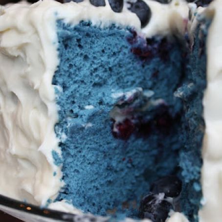 Blue Velvet Cake with Cream Cheese Frosting