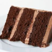 8x3 Quintessential Chocolate Cake with Whipped Chocolate Frosting