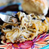 Creamy Chicken Spaghetti Casserole