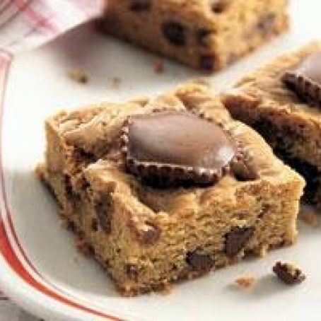 Chocolate-Stuffed Peanut Butter Brownies