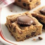 Chocolate-Stuffed Peanut Butter Brownies