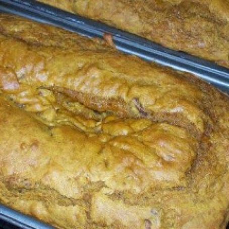 Pumpkin Eggnog Bread