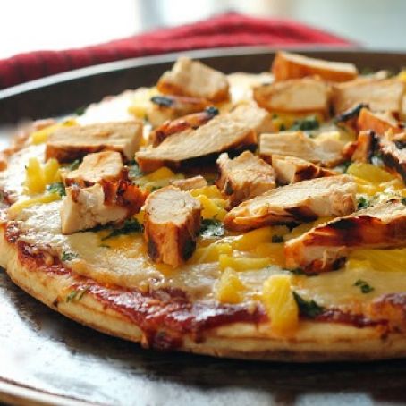 BBQ Cilantro Chicken Pizza