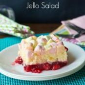 Cherry Pineapple Marshmallow Jello Salad