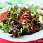 Roasted Summer Squash, Asparagus, and Heirloom Tomato Salad