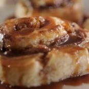 Cinnamon Roll Biscuits with Sweet Tea Caramel