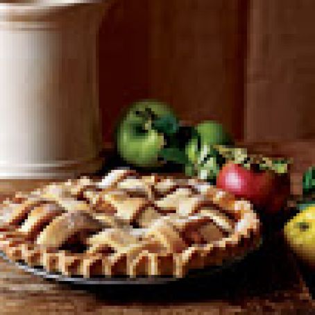 Lattice-Topped Apple Pie