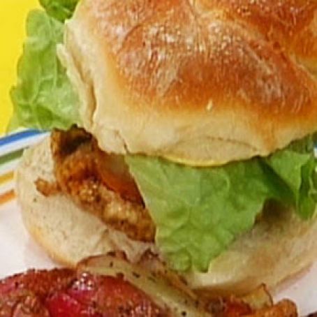 Chicken Cordon Bleu Burgers
