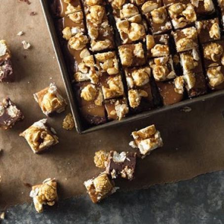 Triple-Caramel Popcorn Fudge