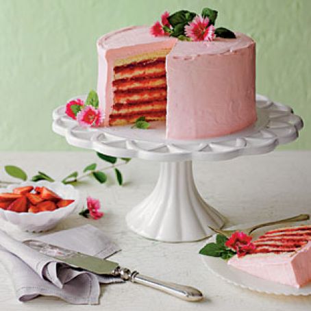 Strawberries and Cream Cake