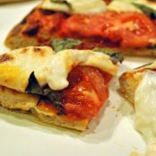 Individual Pizzas with Homemade Fresh Moxarella Cheese