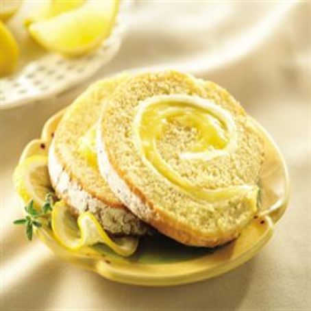 Lemon Cream Cheese Jelly Roll