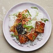 Crispy Tofu with Maple-Soy Glaze