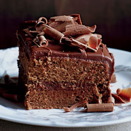 Milk-Chocolate-Frosted Layer Cake