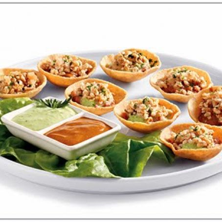 CHILAPETAS DE ESCAMOLES CON QUESO PHILADELFIA