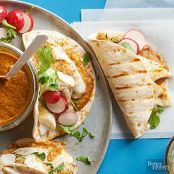 Fish Tacos with Roasted Tomato Salsa