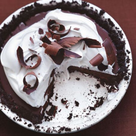 Bittersweet Chocolate Pudding with Crème Fraiîche